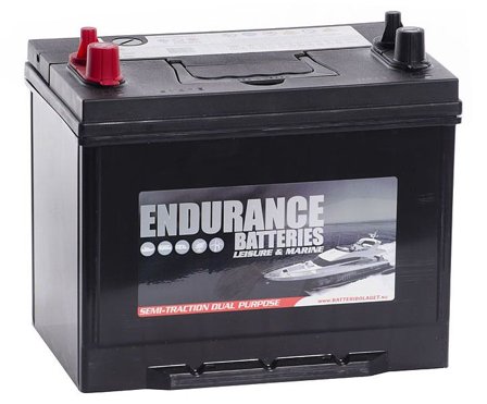 Endurance 24DC Förbrukningsbatteri 12V, 80 Ah, Elfördelning & strömförsörjning