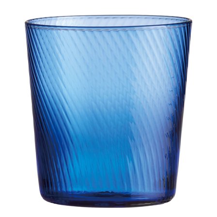 Aida RAW Unique Swirl vattenglas 30 cl, mörkblå | Dukning & Servering > Glas > Vattenglas | Bagaren och Kocken