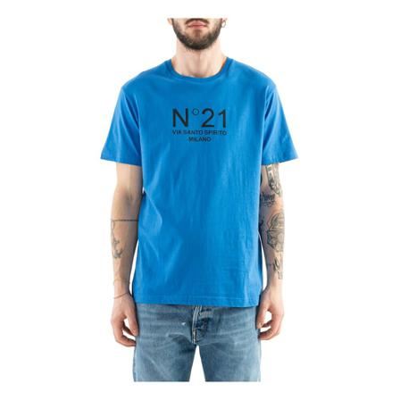 N21 F031-6334 short sleeve t-shirts Blå, Herre