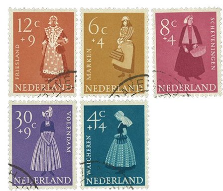 Holland 1958 - NVPH 707-11 - Stemplet