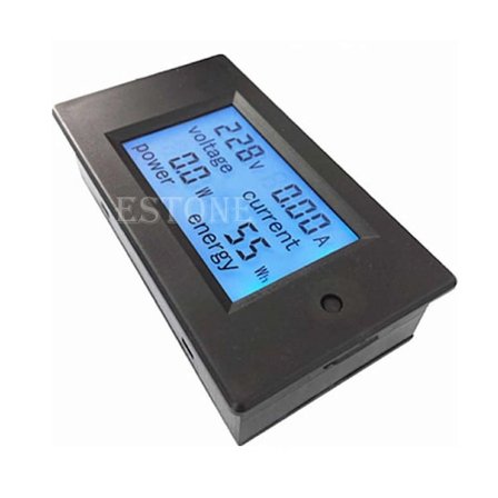 AC 20A 100V LCD Digital Volt Spenning Watt Strøm Power Meter Amperemeter Voltmeter