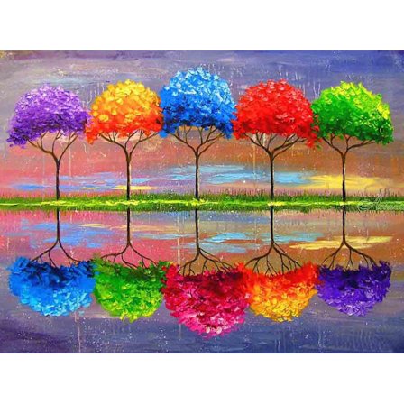 30 x 40 cm, Diamantmålning Broderi Diamantmålning Canvas 5