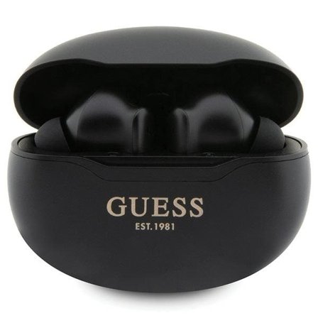 Guess GUTWST50EK TWS Bluetooth-hodetelefoner + dokkingstasjon - svart Classic EST