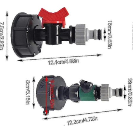 Uusi 1000l Kemiallinen Tynnyri IBC Ton Tynnyri Liitin Ton Tynnyri Tarvikkeet Ton Tynnyri Kytkin Liitin Puutarha Letku Liitin Ei Veden Säiliö