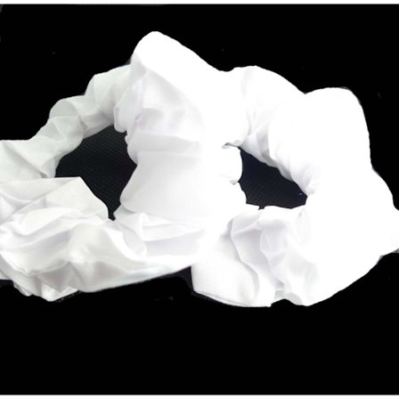 Hårsnoddar Vita 2-Pack