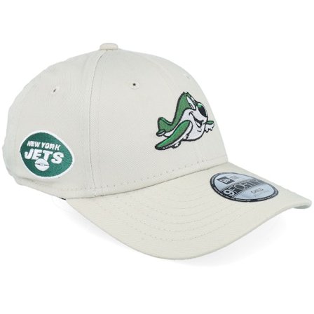 New Era - Kids New York Jets NFL Mascot 9FORTY Stone Adjustable Adjustable Beige Cap - NFL @ Hatstore