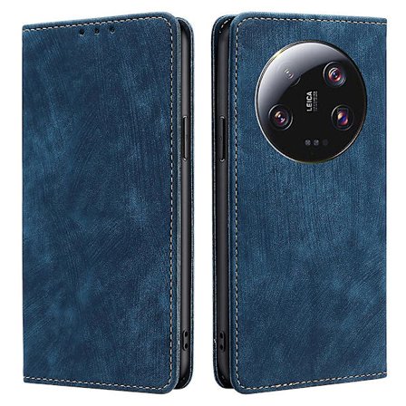 För Xiaomi 13 Ultra Rfid Blocking Phone Case Pu Läderställ Cover