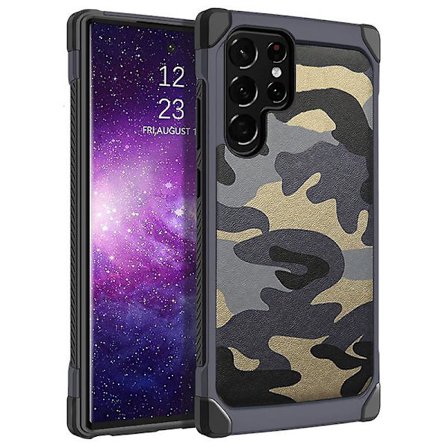 Kamouflagefodral Kompatibelt med Galaxy S22 Ultra 5g