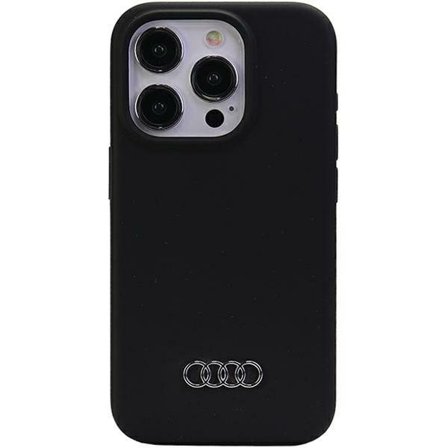 Audi Silikoni kotelo iPhone 15 Pro Max - musta
