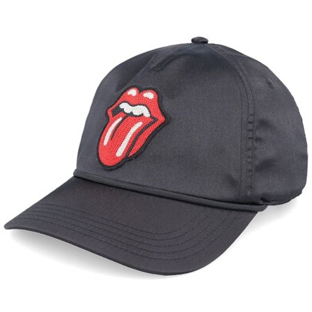 American Needle - Svart Keps - Rolling Stones Blazer Black A-Frame Adjustable @ Hatstore