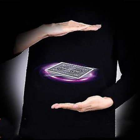 Magiske Nyheder Flydende Flyvende Kort Trylletricks Close Up Roterende Kort Til Professionelle Rekvisitter