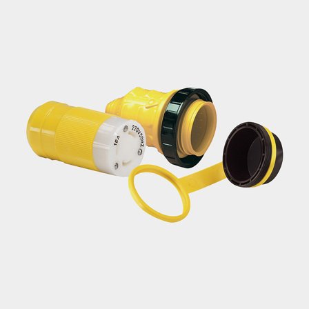 Shore power connector Marinco, 220 V, 16 A Marinco (female) with cover & housing