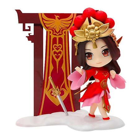 Kings Of Glory Great Sage gifter sig med Sun Wukong Älskar Luna i hans liv Sweet Combination Q Version Game Dolls Anime Character Toys