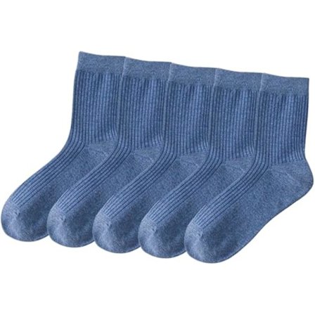 5-pakning Ankelstrømper for Menn, Herrestrømper i Bomull, Sportstrømper for Menn