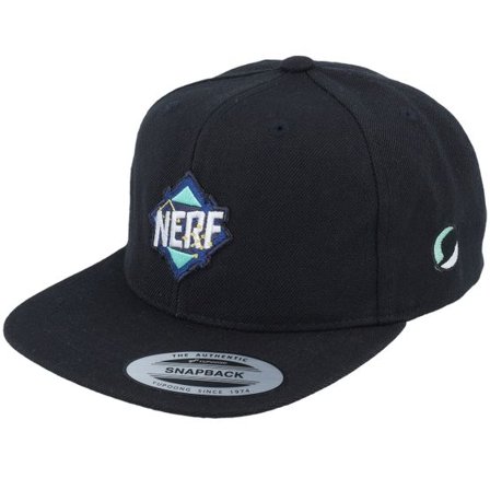 Nerf - Svart snapback Keps - Geometric Logo Black Snapback @ Hatstore