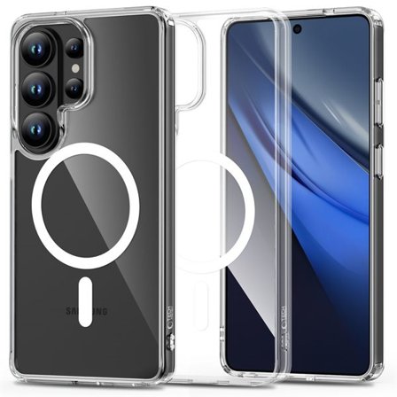 Tech-Protect FlexAir Hybrid MagSafe-etui for Samsung Galaxy S26 Ultra - gjennomsiktig