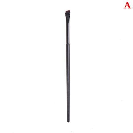 1/2 stk. Øyenbrynskonturbørste Eyeliner og øyenbrynsbørste Bærbar liten vinklet øyenbryns-eyeliner sminkebørste for kvinner Skjønnhetsverktøy