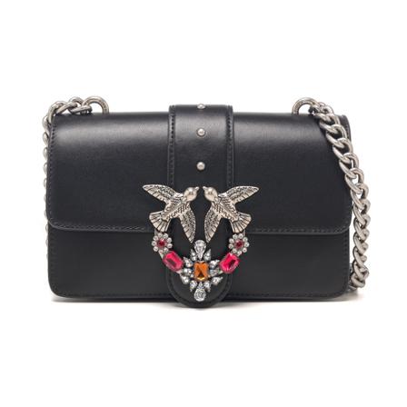 Pinko, Shoulder Bags Czarny, Kobieta, Rozmiar: ONE Size