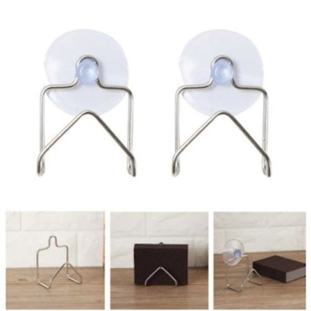 2-pak disktræseholder - Disktrasaholder Sølv