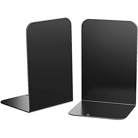 2 Pakk Heavy Duty Anti-skid Bogstøtter, L-Formet Metal Bogstøtter Til Hylder, Dekorative Bogstøtter Til Hjem, Skole, Bibliotek