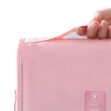 Kosmetisk veske liten bærbar sminkeveske med glidelås, stor kapasitet toalettveske, reisevaskveske, sminkepung, mote koreansk stil oppbevaringsveske 