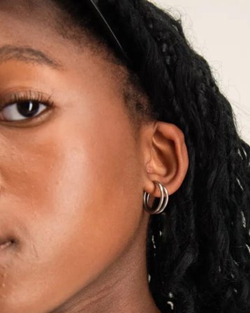 RYVLS huggies earring Kolor srebrny Biżuteria Dziewczyna - Kids Brand Store