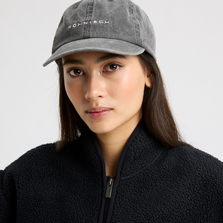 Huer & Kasketter Röhnisch Juno Kasket Sort Wash - Bodyman.dk