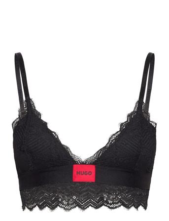 Triangle Padded Lace HUGO Black