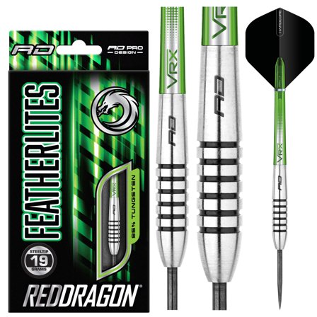 Featherlite 9 Steel Tip Darts 19g | Red Dragon Darts