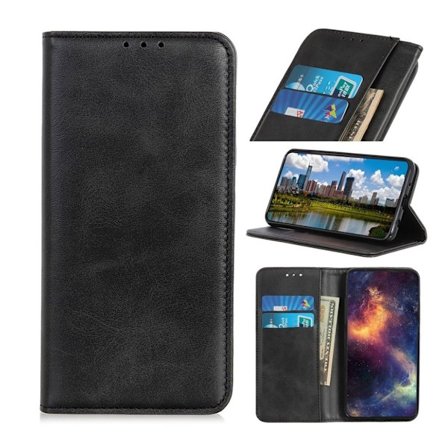 Samsung Galaxy S10 Plus Split läderfodral - Svart