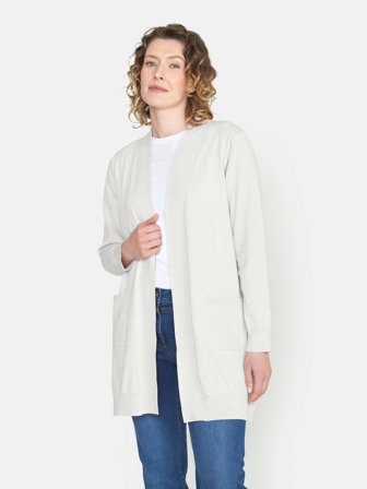 BRANDTEX - Cardigan - Råhvid