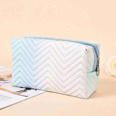 Necessär Naiset Tytöt Matka Meikkilaukku Kannettava Kosmetiikkalaukku Järjestäjä Sopii matkalaukkuun, reppuun tai kangaskassiin.