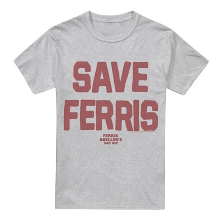 Ferris Bueller's Day Off Herr Save Ferris T-Shirt S Sport Heath