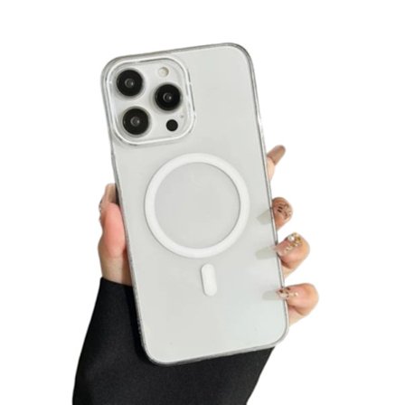 Mobilskal till iPhone 15 Pro Max MagSafe Compatible Protective - Vit