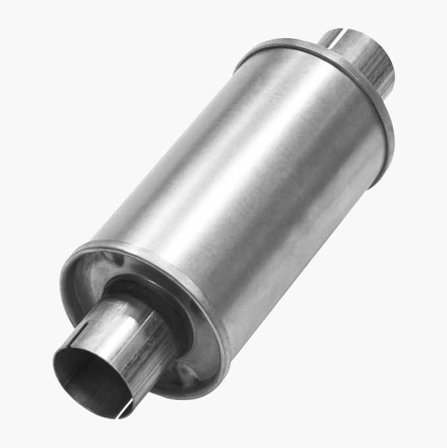 Ljuddämpare aluminiserat stål 64 mm - Biltema