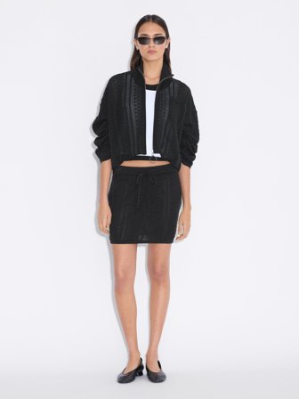 Holzweiler Tine Crochet Skirt - Black - Women's - L