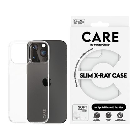 PanzerGlass CARE by Case Fashion Transparent X-Ray Soft Basic iPhone 15 Pro Max