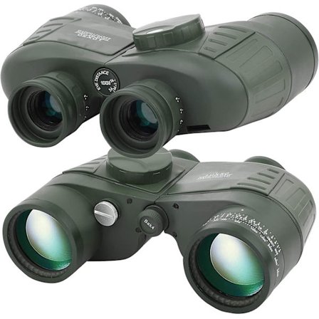 10X50 marin militär kikare för vuxna, vattentät