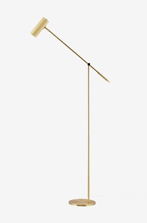 Globen Lighting - Lattiavalaisin Hubble Read - Messinkiä - Lattiavalaisimet - - Homeroom