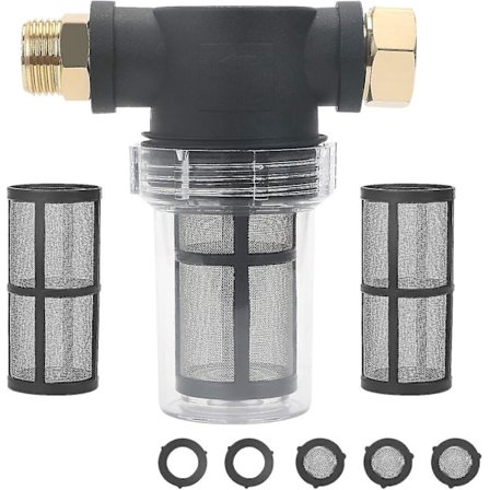 3/4" Havefilter til Højtryksrenser Sedimentfilter Vandfilter Vandfilter Med 2 X 100