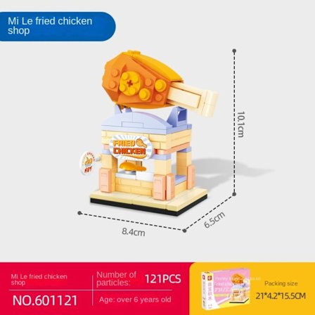 Blockblomma i kruka Byggkloss K K