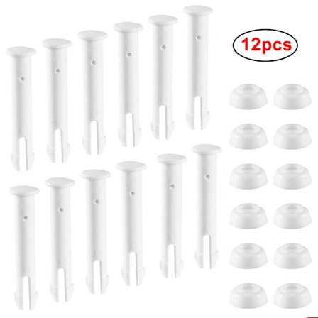 12 st avtagbara fästen för pool, reservdelar för pool, hemverktyg