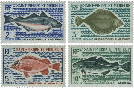 Saint Pierre og Miquelon 1972 - YT 421-424 - Postfrisk