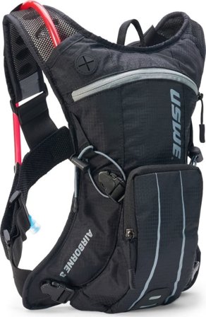 Uswe Airborne 3L MTB Hydration Pack workout backpacks Black OneSize