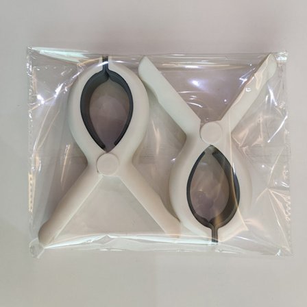 Plastklädselsklämma, robust klädnypa, vindtät klädstreck