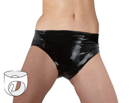 Latex Trosa med Dildo - Vuxen.se - Trosor med dildo