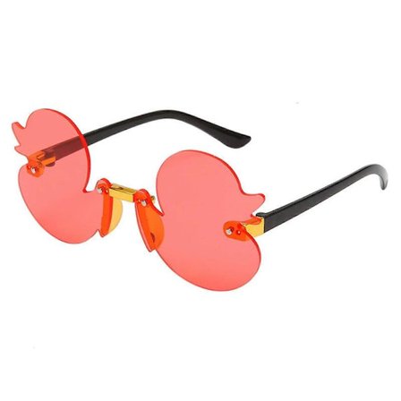 Barnesolbriller Andungeform Gjennomsiktig Anti-UV Beskyttelse mot Sollys Øyebeskyttelse Fotorekvisitt Jenter Ferie Sommer Strand Solbriller 2025