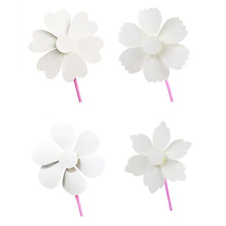 12 kpl Tyhjä Tuulimylly Lastentarha Käsintehdyt Taidetarvikkeet Pakkaus Lapsi DIY Maalaus Graffiti Maalaus Koulutuslelut Sekoitus Tyyli (jokainen 3 