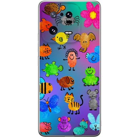 Kompatibelt Mobildeksel til Xiaomi 13 Pro Little Scribble Friends