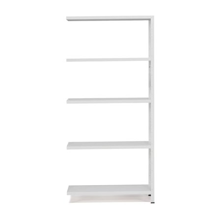 Shelving IDEAL, add-on unit, 1970x1005x400 mm, grey